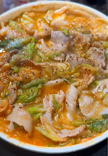 簡単で美味しい豚バラ白菜キムチレシピ