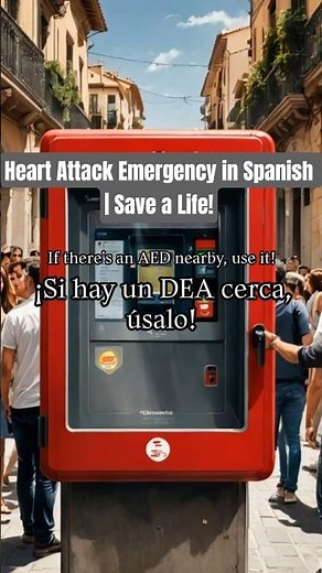 Heart Attack Emergency in Spanish | Save a Life!#SpanishForBeginners#spanishlesson#LearnSpanish