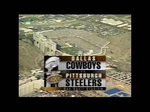 1996-01-28 Super Bowl XXX Pittsburgh Steelers vs Dallas Cowboys