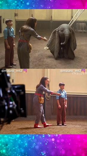 1.8M views · 10K reactions | Dumbo Behind the Scenes ❤️ #behindthescenes #specialeffects #camera #disney #marvel | Mauro | Facebook