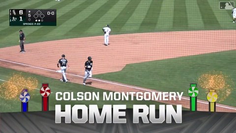 Colson Montgomery pega jonrón solitario (5)