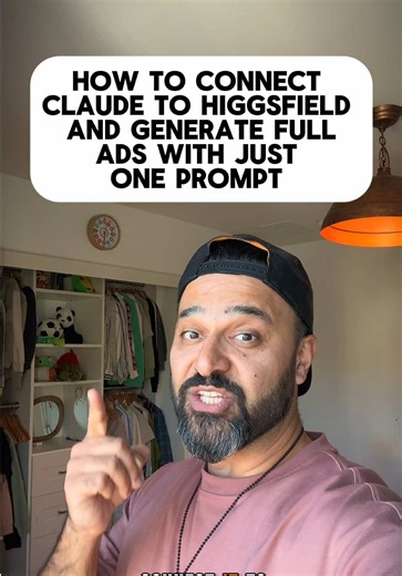 Claude with Higgsfield MCP @Higgsfield AI - the most powerful AI duo in the world. This is vibe marketing. You describe what you need. The system builds it. #Claude #Higgsfield #MCP #AI #Marketing
