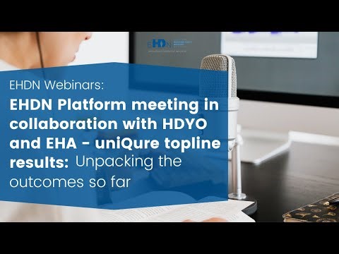 UniQure topline results - EHDN Platform Meeting in collaboration with HDYO and EHA