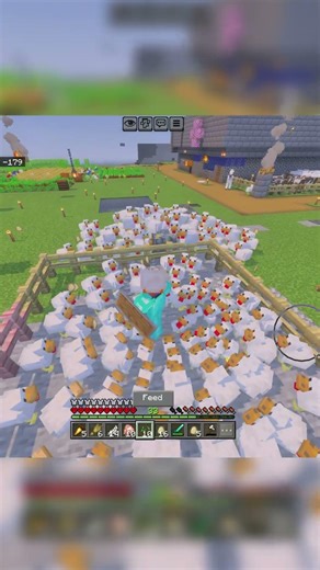 Chicken Farm faild in Minecraft