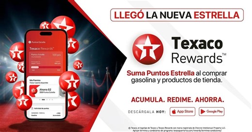Texaco con Techron: lanzamiento de Texaco Rewards