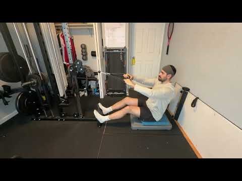 Cable Seated Rope Face Pull