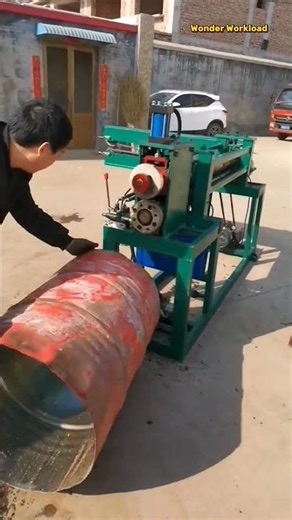 Industrial Drum Recycling: Precision Cutting and Steel Sheet Flattening Techniques