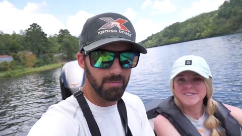 River monsters discovered hiding beneath a giant raging spillway