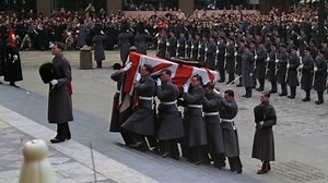 A near disaster with Churchill's coffin