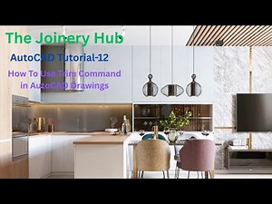 AutoCAD Tutorial 12 How to Use Trim Command in AutoCAD @ The Joinery Hub