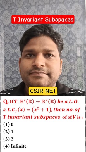 T - Invariant Subspace | Linear Algebra | CSIR NET & GATE MA | IFAS