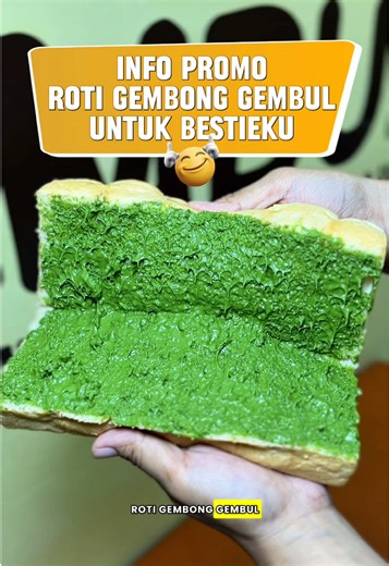 Wajib bgt cobain roti gembong gembul yg varian matcha ini sih #promomakanharian #menuandalan #rotigembonggembul #rotigembul #rotigembong