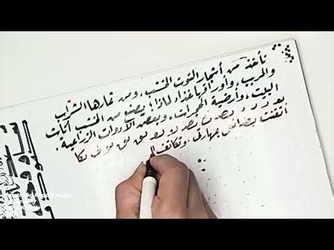 #5 - Practicing Ruqaa script | Arabic calligraphy.