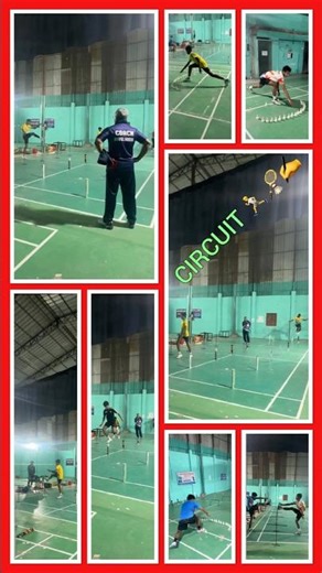 CIRCUIT 🏃🏸✍️. #badminton #training #foryou #shorts