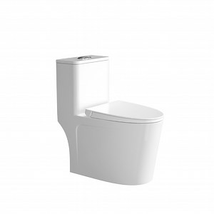[Hot Item] New Design Double Holes One Piece Siphonic S Trap 300/400mm Toilet Bathroom Wc White Ceramic Water Closet Water Bowl