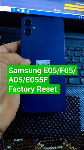 Samsung F05 Factory Reset