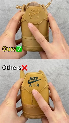 Real Vs Fake Wheat Nike Air Force 1 #shorts #sneakerhead #viral
