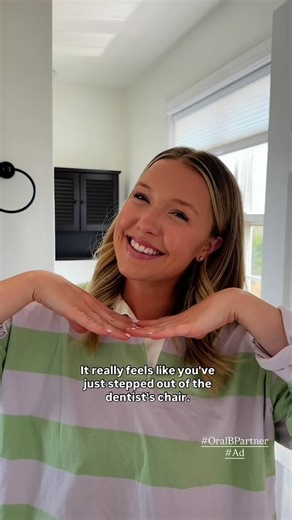 # Ad New at costco is Oral-B’s iO Professional Clean electric toothbrush, taking your oral health to another level! This toothbrush cleans 100% more plaque and healthier gums than a manual toothbrush, leaving you with an all-around clean feeling! This toothbrush gives you a dentist level clean at home. The visible pressure sensor and custom modes helps prevent against dental problems in the future! You can find it in Costco today! @Oralb #OralBpartner | Lau's Healthy Life