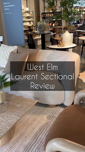 I am loving the curved features coming out in all the new sofa styles! I went to check out West Elm’s Laurent sofa sectional. It is very pretty and if I needed a sofa for a formal living room I would have got it but it was going to be for a family room where we watch shows/movies. The seats were to shallow and the cushioning to stiff. The low profile didn’t bother me at all because I already have a low profile but if you don’t like low profile this isn’t for you! It is beautiful though! #curveds