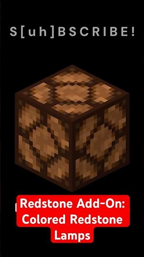 Colored Redstone Lamp from the Redstone Add-On
