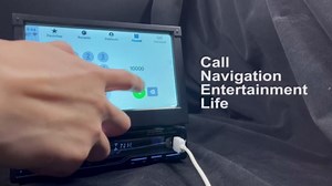 Apple CarPlay, Flip Out Touchscreen Car Stereo with Bluetooth 5.0, Single Din Touch Screen Display, FM Radio/Android Auto/Rear View Camera