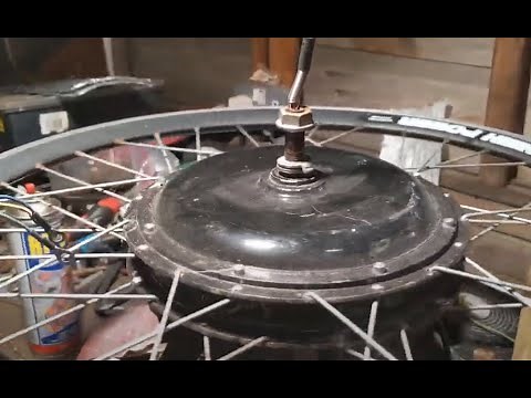 How to Test a 36 / 48 volt Electric Bike - E-BIKE motor without a battery !!!