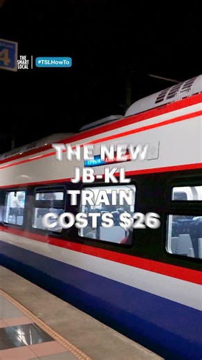 We took the ETS train from JB to KL so you don’t have to! Here’s what you need to know: ⏰ ~4.5 Hours from JB Sentral to KL Sentral 💰 Econmy ($26), Business-Coach A ($48)SGD Pros: Nice scenery, sells food and drinks, cold aircon, toilet on board Cons: Said cold aircon and (potentially) stinky toilet Would you take the train over a bus or plane? #JB #KL #etstrain #KTMB #TSLAfterWork | TheSmartLocal.com