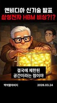 엔비디아 신기술 발표! 삼성전자 하이닉스 비상?!?