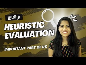 See how you can do Heuristic Evaluation of any app/product in UX Design | Rules of Thumb | Tamil