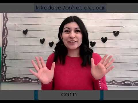 R Control or, ore, oar Phonics Lesson Day 2