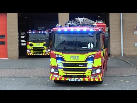 *BRAND NEW* *RUMBLER* Leeds Central Two Pump Turnout - West Yorkshire Fire And Rescue Service