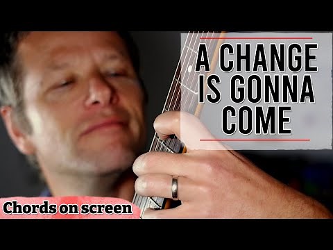 Change is Gonna Come Guitar Lesson | Otis Redding (Sam Cooke)