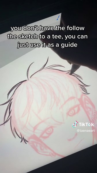 Short and Messy Hair Tutorial: Digital Art Drawing Process