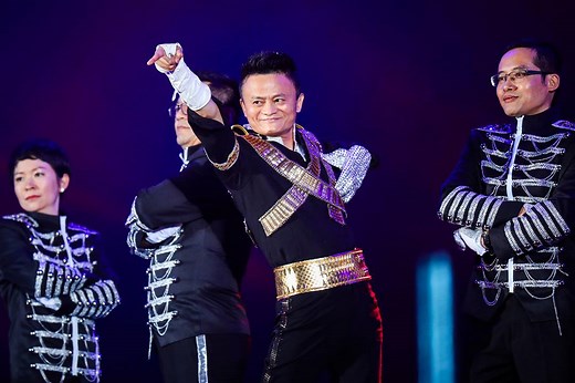 100K views · 1.2K reactions | WATCH: It's Jack doing Jackson - Alibaba CEO Jack Ma gave an off-the-wall appearance when he performed a Michael Jackson dance routine in front of 40,000 employees at the company's 18th birthday celebration in Hangzhou, China. Ma, who is China's richest man, also did a magic trick at the end. (Video: AFP) | TODAY | Facebook