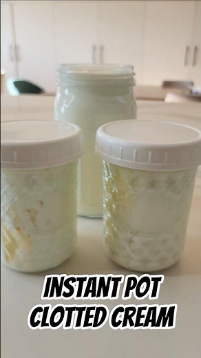 Instant Pot Clotted Cream Recipe | Cheaper Than Store Bought & So Easy
