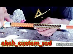 Cara buat spiral wraps | decorative wraps | custom rod