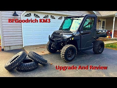 BFGoodrich KM3 Tire Upgrade And Review- 2025 Polaris Ranger XP1000 Northstar Premium