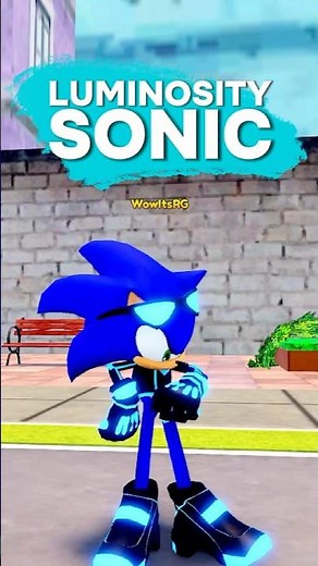 LUMINOSITY SONIC in Sonic Speed Simulator! ✨