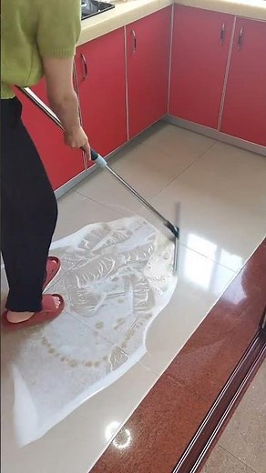 Kitchen Floor Cleaning Hack That Feels Illegal 😱