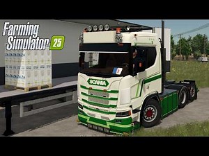 FS25 - Scania R730 NG with BOX TRAILER - NEW TRUCK MOD for Farming Simulator 2025 GAMEPLAY