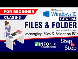 Class 3 | Files and Folder Management | Windows 10 | Hindi