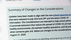 CDC issues New Guidelines for Schools