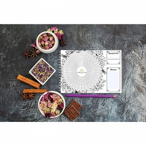 2026 Habit Tracker Printable Circle Wheel PDF Monthly Floral Coloring Digital Download - Etsy Canada