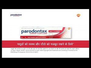 Parodontax toothpaste for healthy gums and strong teeth