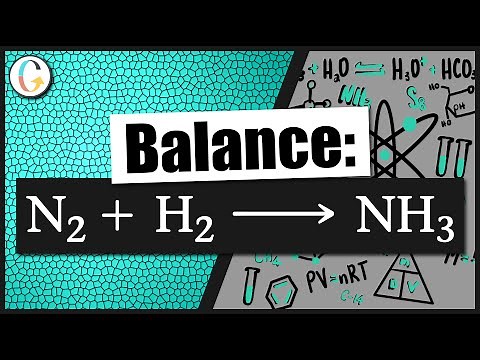 How to balance N2(g) + H2(g) → NH3(g)