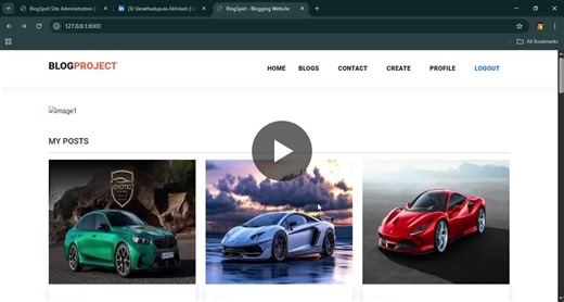 #task60 #django #blogproject #html #css #python #fullstackdevelopment #webdevelopment #learningjourney #beginnertodeveloper | Vanathadupula Abhilash