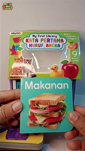 Baby's First Library 9 Cute Board Books for Early Learning! #shorts #fyp #viral #toys #kidstoys