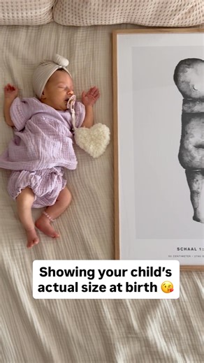 12K views · 6.8K reactions | ✨ Remember how small they were  Our posters recreate your baby’s actual size at birth in true 1:1 scale  – a piece of art as unique as your child  Create yours today  | The Birth Poster | Facebook