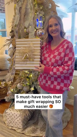 5 tools that make gift wrapping SO much easier! From slap bands to my Bestie Bow Maker 🎀 — these are total game changers when you’re wrapping dozens of gifts. ✨ #1 Slap bands to keep rolls neat ✨ #2 Wrapping paper clamps with built-in tape dispenser ✨ #3 Paper cutter for clean edges ✨ #4 Bestie Bow Maker for perfect pizzazzy bows ✨ #5 Personalized ribbon printer for that final touch 🎉comment WRAP for the links Make sure to save this before your next wrapping marathon! 🎁🎀 #GiftWrappingHacks #