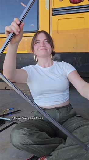 DIY Bug screens for the Skoolie 🚍 #skoolieconversion #windowscreen #schoolbuswindow #windows #diy #schoolbustransformation #shortbusbuild #bugscreen